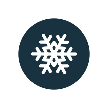 kar tanesi daire arka plan ICO