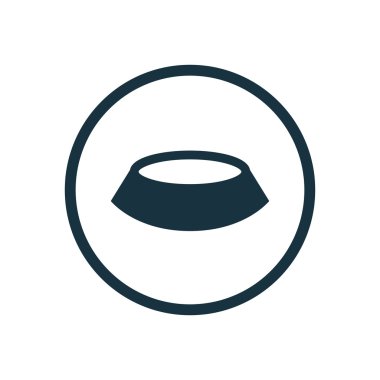 evde beslenen hayvan plaka daire arka plan ICO