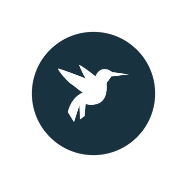 Uçan Kuş daire arka plan ICO