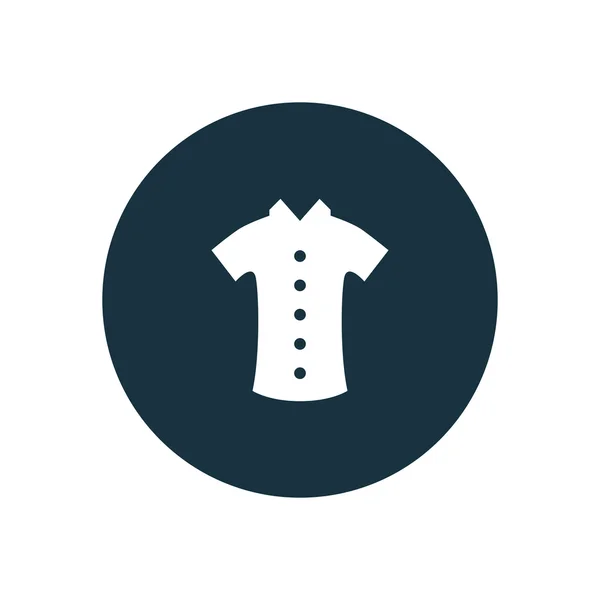 Shirt cirkel achtergrond ico — Stockvector