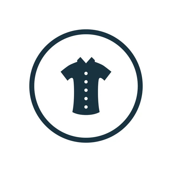 Shirt cirkel achtergrond ico — Stockvector