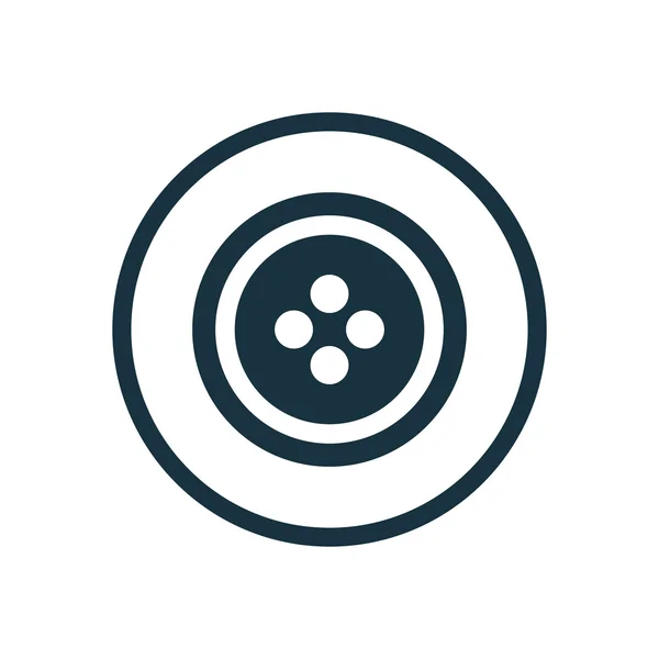 Tailor button circle background ico — Stock Vector