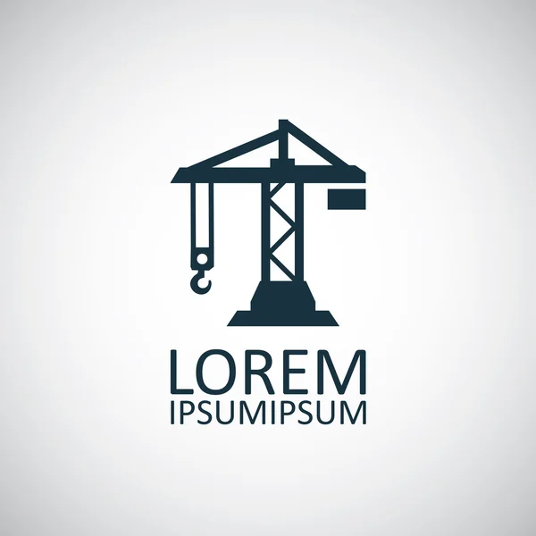 Vinç izole siyah simgesini günlük oluşturma