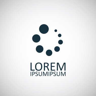 Yükleme izole siyah simge günlüğü