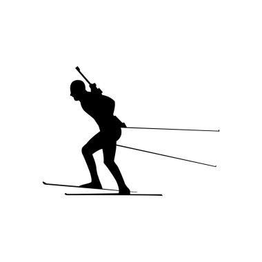 Biatlon silhouett