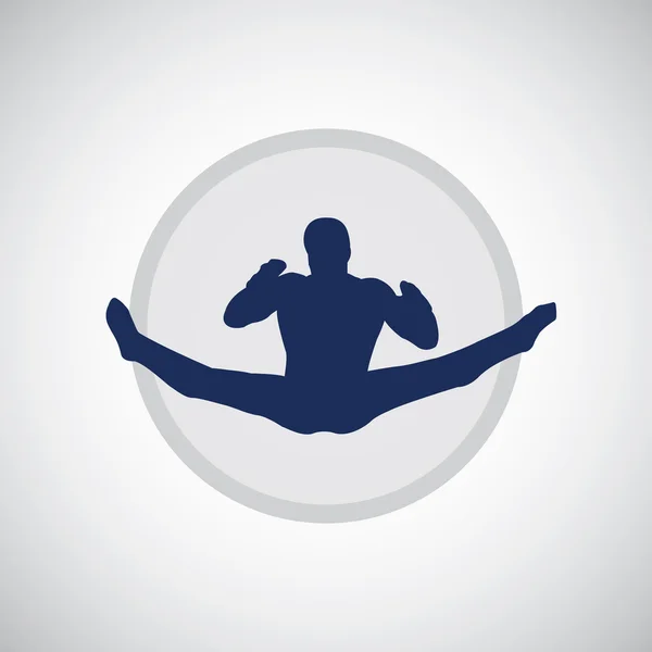 Sportovní gymnastika — Stockový vektor