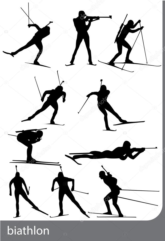 biathlon silhouette