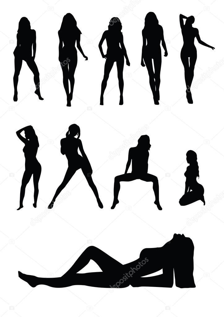 Bikini girls silhouette Stock Vector Image by ©rashad_ashurov 56266767