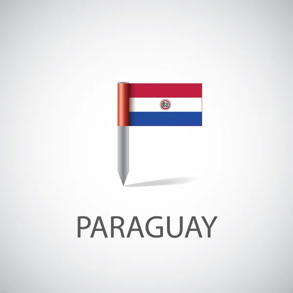 Flagge Paraguays — Stockvektor