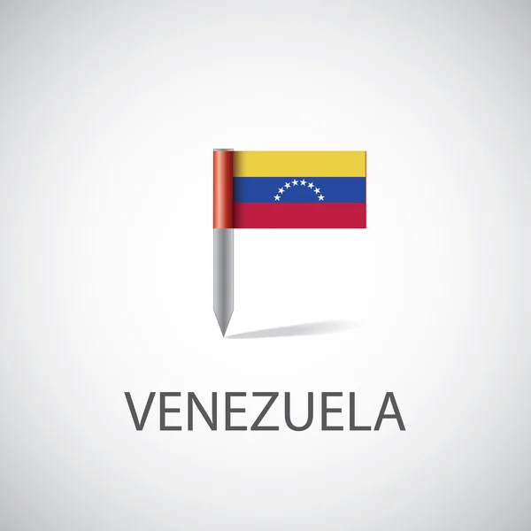 Bandera de venezuela pi — Archivo Imágenes Vectoriales