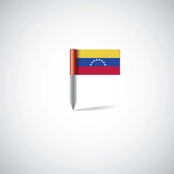 Bandera de venezuela pi — Archivo Imágenes Vectoriales