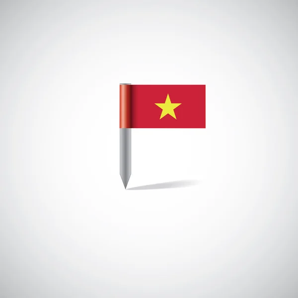 ベトナム国旗 pi — ストックベクタ