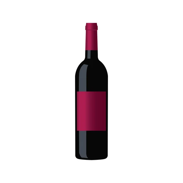 Bouteille de vin — Image vectorielle