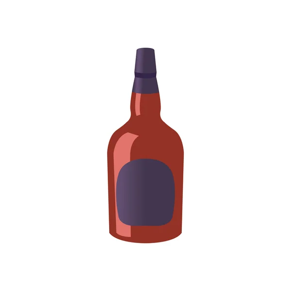 Wine bottle — Stock Vector