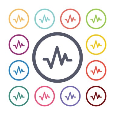 darbe düz simgeler se