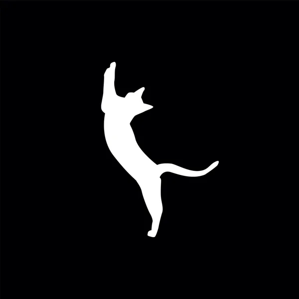 Kattensilhouet — Stockvector