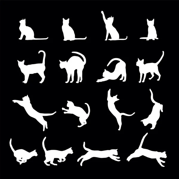 猫的轮廓 — 图库矢量图片