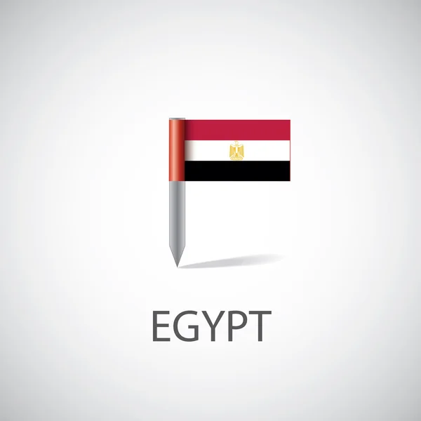 Egypt flag pi — Stock Vector