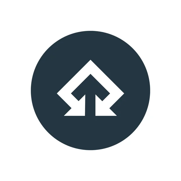 Arrow up ico — Stock Vector