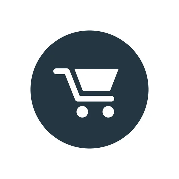 Shopping cart ico — Stock Vector