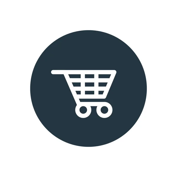 Shopping cart ico — Stock Vector