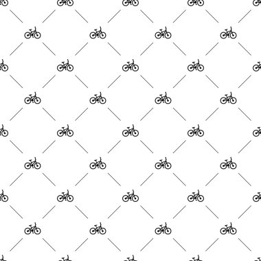 Vektör seamless modeli, Bisiklet