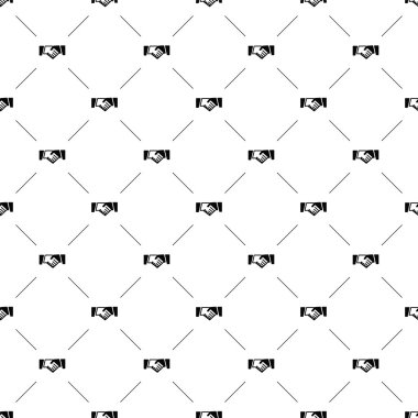 Vektör seamless modeli, el sıkışma