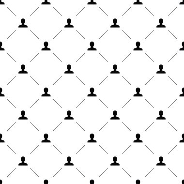 Vektör seamless modeli, profil