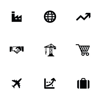 Ekonomi 9 Icons set