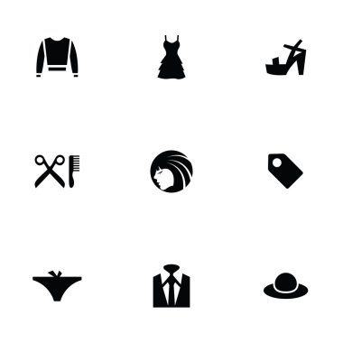 moda 9 Icons set