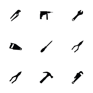 araçları 9 Icons set