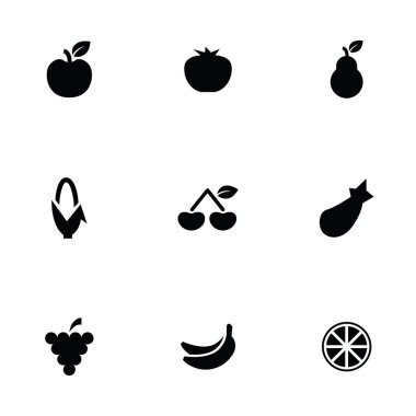 meyve simgeler kümesi