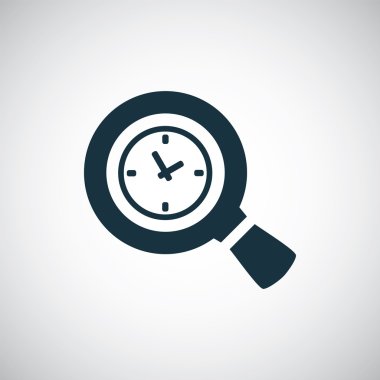 Büyüteç'i saat simgesini