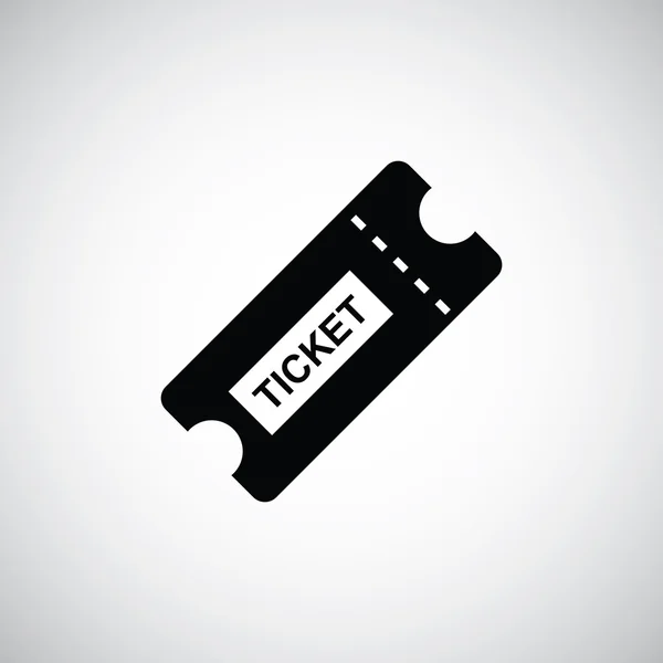 Ticket ico — Stock Vector