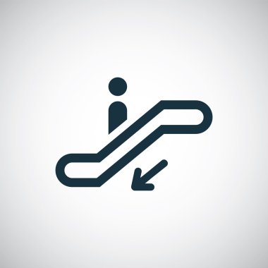 yürüyen merdivenle simgesi