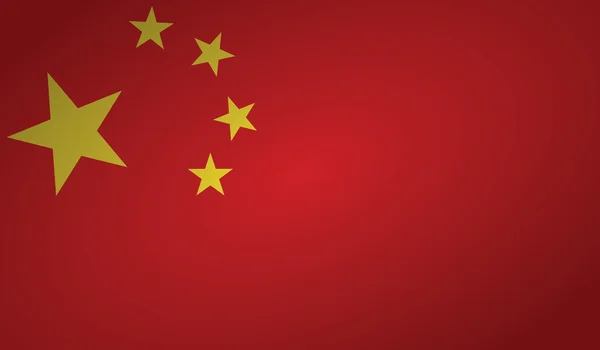 中国の国旗 — ストックベクタ
