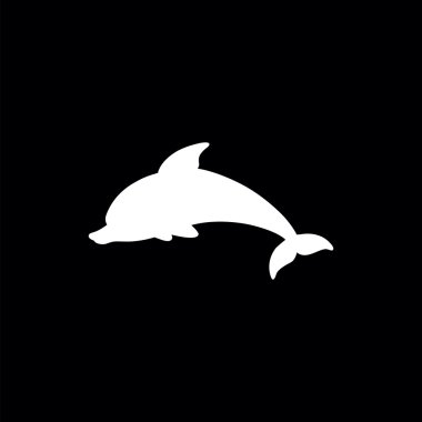 Jumping Dolphin icon vector Jumping Dolphin icon vector