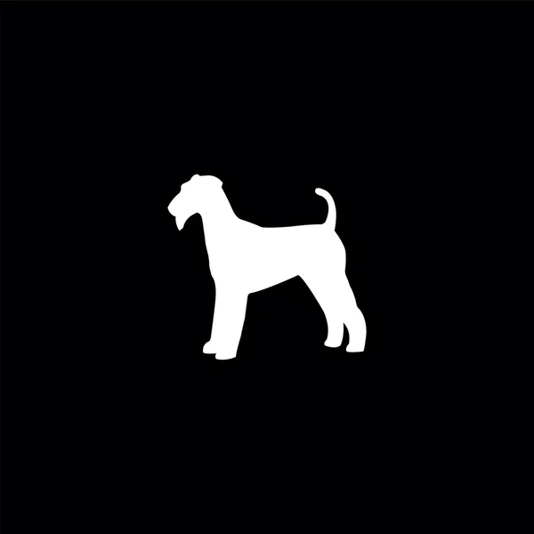 Silhouette cane symbo — Vettoriale Stock