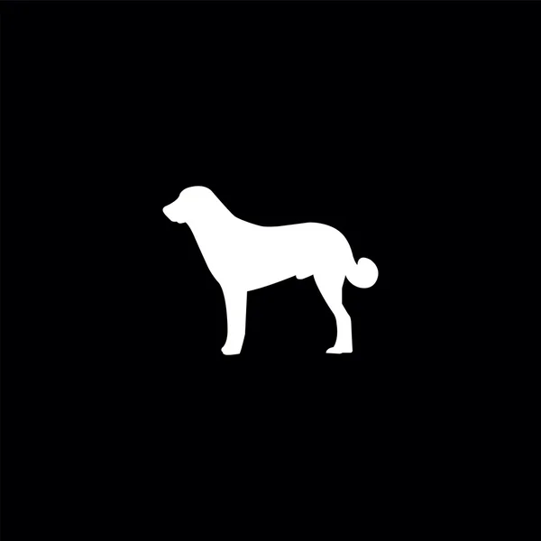 犬シルエット記号 — ストックベクタ