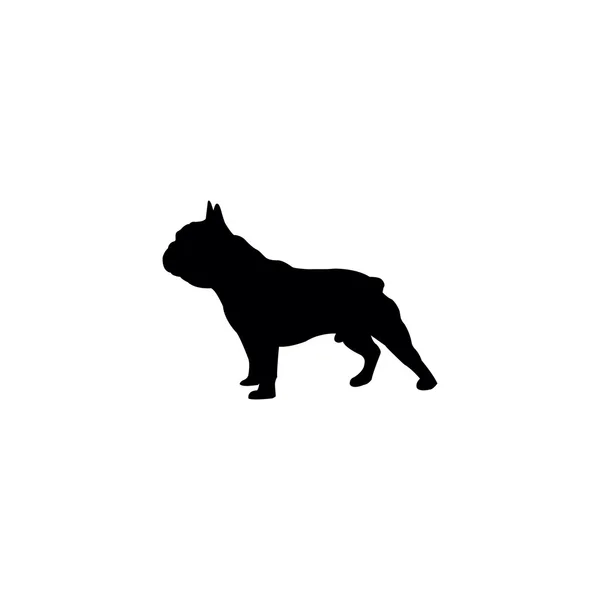 狗的剪影象征 — 图库矢量图片