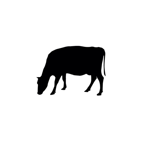 Cows silhouettes — Stock Illustration Cows silhouettes Vector Graphics