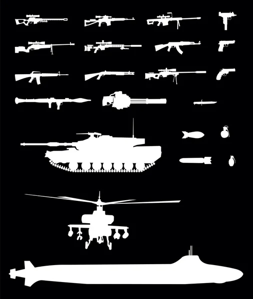 Waffen sichergestellt — Stockvektor