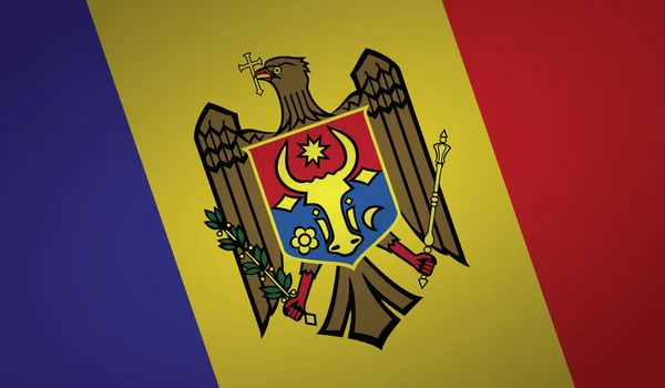 Moldova Drapeau — Image vectorielle