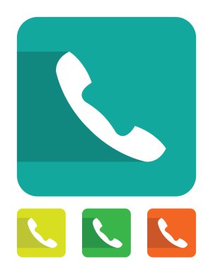 Düz işareti telefon