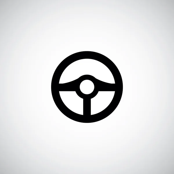 Рульове колесо символ — стоковий вектор