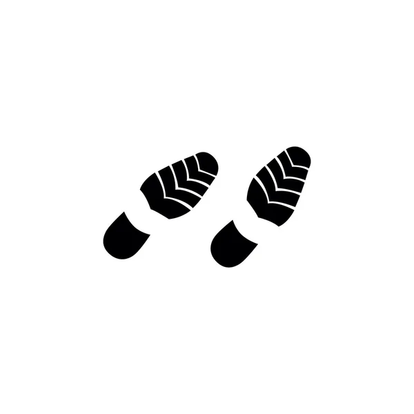 Skor fotspår — Stock vektor