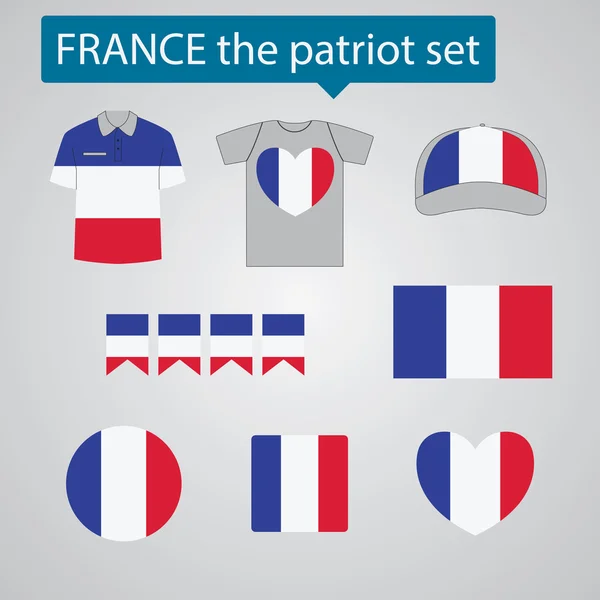 France le patriote ensemble — Image vectorielle