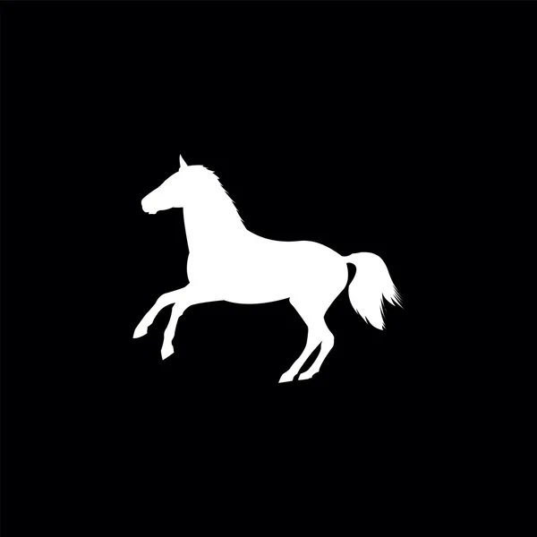 Силуэты лошадей — стоковый вектор