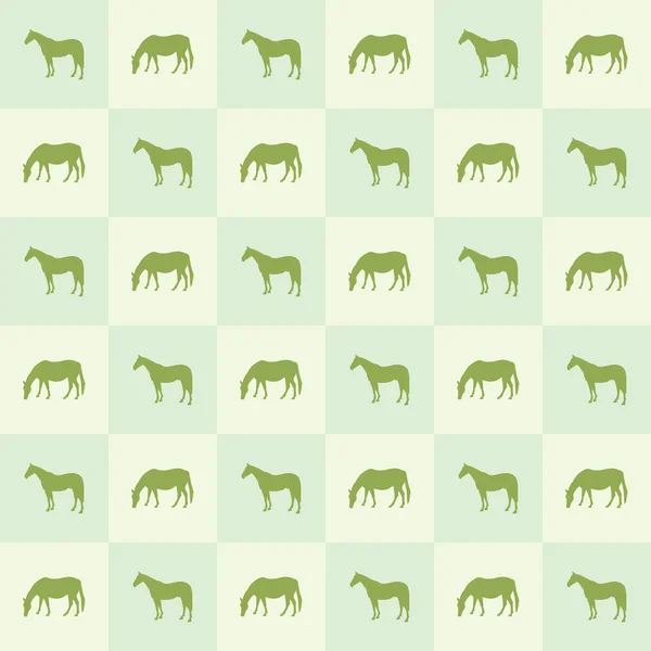 Abstrato cavalo silhueta sem costura padrão — Vetor de Stock