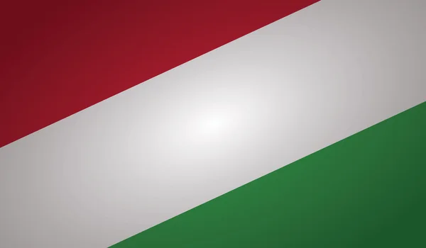 Bandiera Ungheria — Vettoriale Stock